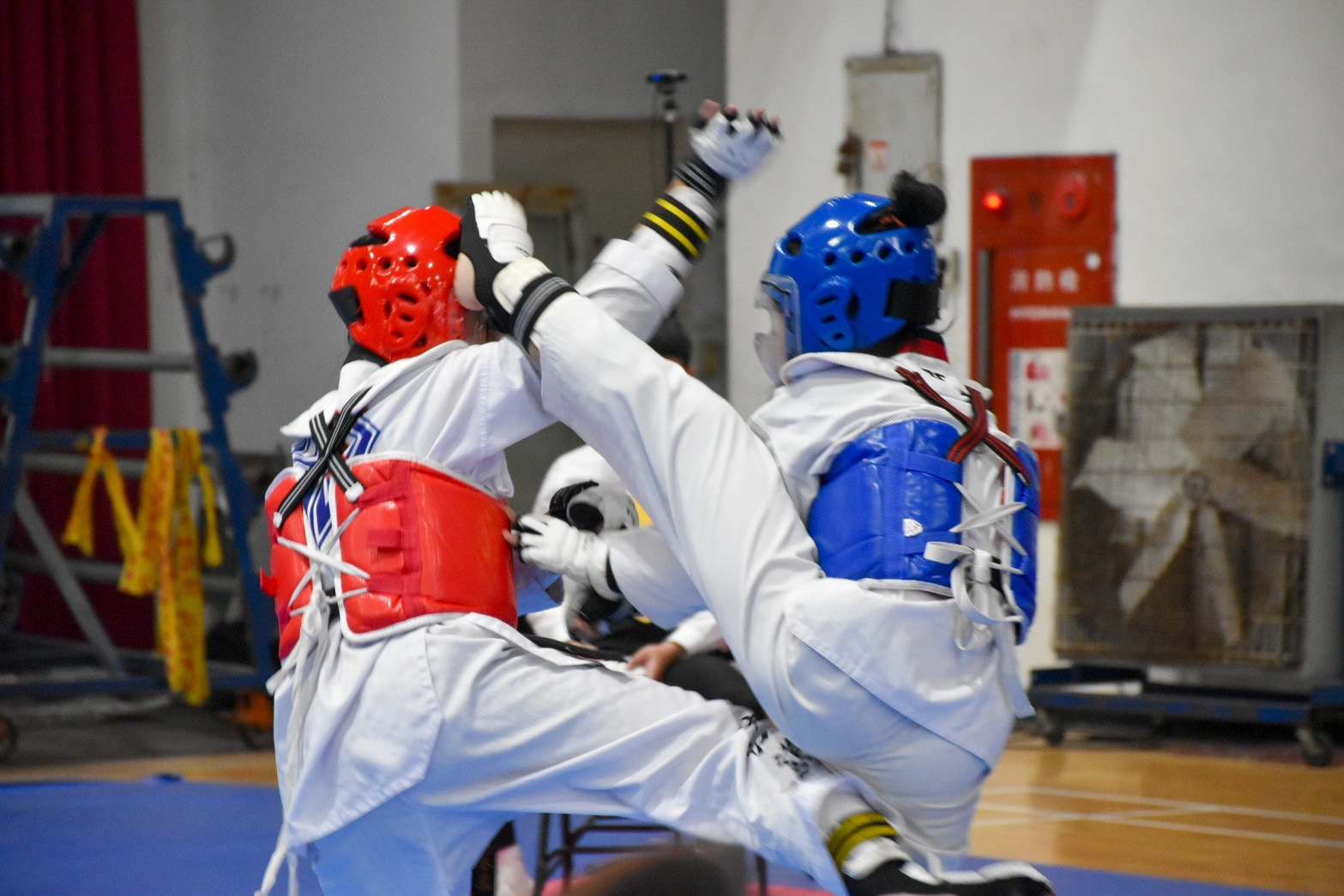 道館內對打訓練