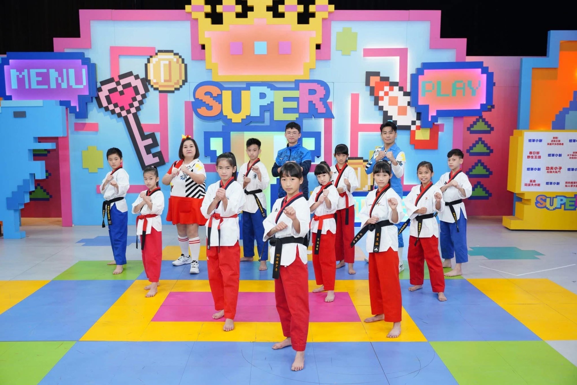 重威跆拳道館學員登上電視節目