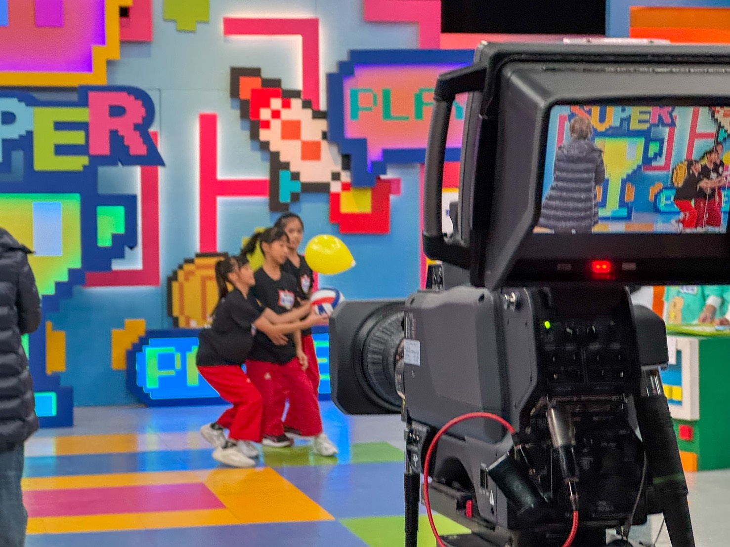 超威TKD隊電視節目錄影現場